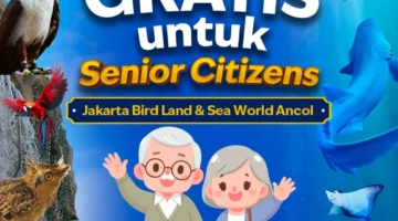 Sejumlah lansia menikmati kunjungan gratis di Sea World Ancol dan Jakarta Bird Land melalui program Senior Citizen yang berlaku hingga 31 Juli 2026. (Posnews/Ancol)
