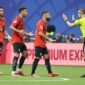Tragedi menit akhir skuad Firaun. Argentina menundukkan Mesir 3-2 secara dramatis di tengah hujan kartu kuning dan protes keras pelatih Hossam Hassan terhadap kepemimpinan wasit. Dok: (AP Photo/Erik S. Lesser)