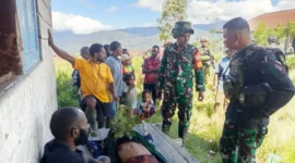 Aparat keamanan memperkuat pengamanan di Distrik Jila, Mimika, setelah sembilan warga perempuan dilaporkan disandera kelompok bersenjata. (Posnews/Ist)