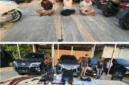 BNN dan Brimob menggerebek Kampung Bahari Jakarta Utara. (Posnews/BNN)