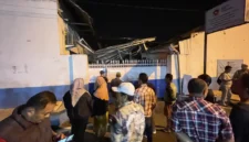 Bangunan SPPG Mojokerto rusak parah setelah ledakan dan kebakaran. (Posnews/BPBD)