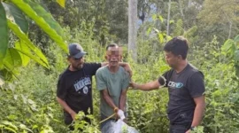 Bareskrim Polri Bongkar Pengiriman Ganja di Aceh, Kurir Sembunyikan 6 Kg Ganja di Semak-Semak. (Posnews/Bareskrim Polri)
