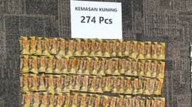 Bareskrim Polri mengamankan 381 vape diduga etomidate yang hendak dikirim ke Kampung Ambon, Jakarta Barat. (Posnews/Bareskrim)
