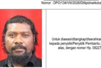 Basri Lewaimang ditetapkan DPO Bareskrim dalam kasus peredaran narkoba di Planet Batam. (Posnews/Bareskrim Polri)
