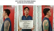 Bayu Wicaksono alias Ncek tiba di Gedung Bareskrim Polri setelah ditangkap di Myanmar. (Posnews/Polres Lampung Timur)