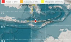 Gempa M 7,7 Guncang NTT, 14 Daerah Berstatus Waspada Tsunami