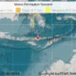 Peta BMKG menunjukkan lokasi gempa M 7,7 di Mbay, Nagekeo, NTT yang memicu peringatan dini tsunami. (Posnews/BMKG)
