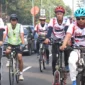 Gowes Kemerdekaan peserta bersepeda dari Kota Tua menuju Tugu Proklamasi Jakarta. (Posnews/Ist)