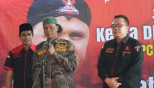 Hercules Rosario Marshal berada di lokasi pascademonstrasi yang viral di media sosial. (Posnews/Ist)