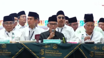 KH Miftachul Akhyar kembali ditetapkan sebagai Rais Aam PBNU periode 2026-2031 dalam Muktamar ke-35 NU di Jombang. (Posnews/YouTube)