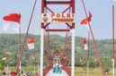 Kapolri meresmikan pembangunan Jembatan Presisi Polri di Indonesia. (Posnews/Polri)