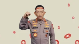 Kapolri Jenderal Listyo Sigit Prabowo menyampaikan pesan kemerdekaan dalam HUT ke-81 Republik Indonesia. (Posnews/Ist)