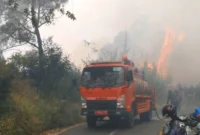 Karhutla Bromo Meluas, 742 Hektare TNBTS Terbakar, Water Bombing Terus Digencarkan. (Posnews/BPBD Jatim)