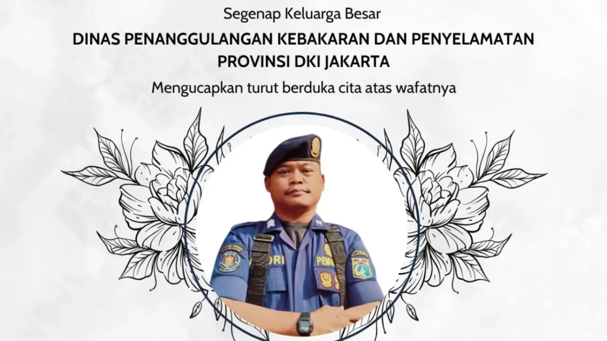 Andriyono, Kepala Regu Gulkarmat Cipayung, Meninggal Saat Jalankan Tugas Pemadaman (Posnews/Humas Gulkarmat DKI Jakarta)