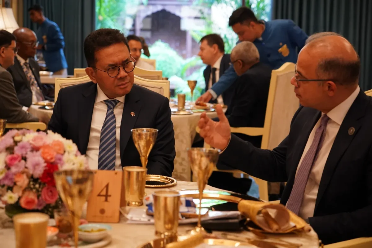 Menteri Perdagangan RI Budi Santoso bertemu Menteri Perdagangan Mesir di Jaipur, India. (Posnews/Kemendag)