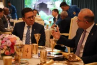 Menteri Perdagangan RI Budi Santoso bertemu Menteri Perdagangan Mesir di Jaipur, India. (Posnews/Kemendag)