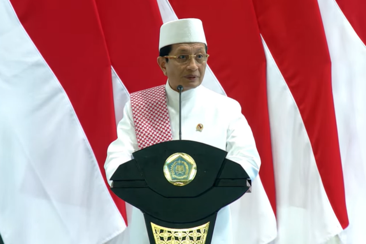 Menteri Agama Nasaruddin Umar. (Posnews/Youtube)