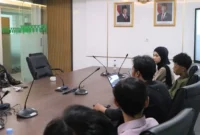 Tri Waluyo menerima audiensi Koalisi Santri Kota di DPRD DKI Jakarta. (Posnews/MR)