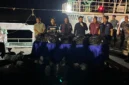Petugas gabungan memeriksa kapal pembawa 1,3 ton ketamin di perairan Bintan, Kepulauan Riau. (Posnews/Bareskrim Polri)