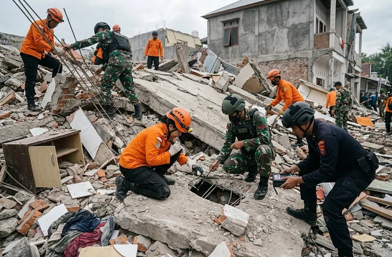 BNPB mencatat 68 orang meninggal dan 213 luka akibat gempa M 7 di NTT. Basarnas tetap siaga, sementara dua rumah sakit lapangan dikirim.