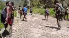 Ilustrasi, Serangan Brutal di Papua Pegunungan, Lima Pekerja Proyek Jalan Tewas Ditembak. (Posnews/Satgas)