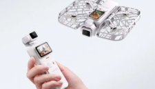 Inovasi gawai modular dua fungsi. HoverAir merilis konsep Versa yang menggabungkan kamera gimbal genggam dan drone terbang pintar dalam satu perangkat. Dok: Istimewa.