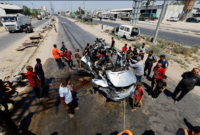 Jet tempur Israel melancarkan gelombang serangan udara di Gaza dan menewaskan sedikitnya 18 warga Palestina di saat AS mendorong rencana pelepasan senjata Hamas. Dok: Istimewa.