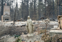 Kebakaran hutan akibat kekeringan ekstrem menerjang kota Spokane di Washington hingga memaksa evakuasi 65 ribu warga. Dok: Istimewa.