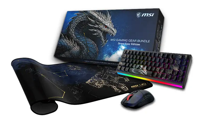 MSI meluncurkan lini hardware premium DRACO EPIC EDITION untuk memperingati ulang tahun ke-40 perusahaan. Dok: Istimewa.