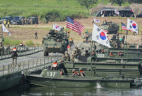 Korea Utara mengancam akan menggunakan hak bela diri sambil mengecam latihan militer gabungan AS-Korea Selatan. Dok: Istimewa.