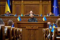 Parlemen Ukraina merestui pengangkatan Yevhenii Khmara sebagai Menteri Pertahanan baru di tengah tuntutan pemilu masa perang dan skandal korupsi. Dok: Istimewa.