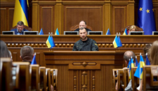 Parlemen Ukraina merestui pengangkatan Yevhenii Khmara sebagai Menteri Pertahanan baru di tengah tuntutan pemilu masa perang dan skandal korupsi. Dok: Istimewa.