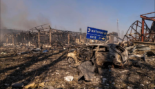 Drone Rusia menghantam gudang amunisi di Myla, Ukraina, menewaskan 37 orang termasuk penghuni panti jompo, menjadi serangan paling mematikan 2026. Dok: Istimewa.