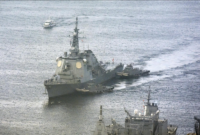 Kapal perusak Chokai Jepang kembali ke Sasebo usai sukses uji tembak rudal Tomahawk, membuka jalan bagi perluasan kapabilitas serang balik ke kapal Aegis lainnya. Dok: Istimewa.
