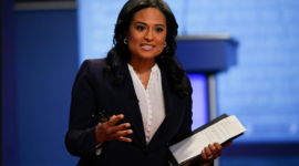 Presiden Trump mengancam melaporkan jurnalis NBC Kristen Welker ke FCC usai kritik soal hasil dukungannya pada kandidat jelang pemilihan paruh waktu November. Dok: Istimewa.