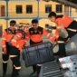 Tim SAR Polri bersama anjing K9 disiapkan untuk mencari korban gempa di Nusa Tenggara Timur. (Posnews/Humas Polri)