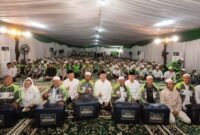 Doa bersama Mitra Driver Gojek jelang keberangkatan umrah. 