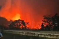 Api Merembet ke TPA Galuga, Bupati Bogor Minta Maaf dan Kerahkan Tim Gabungan. (Posnews/Ist)