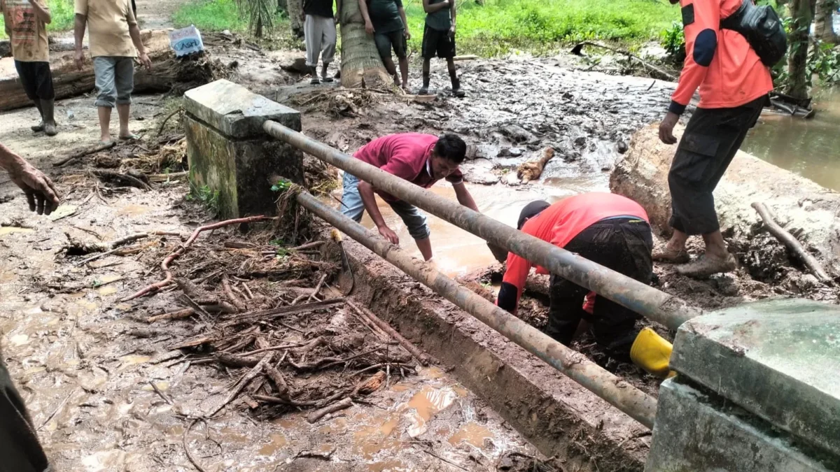 Ilustrasi, banjir bandang menerjang. (Posnews/Ist)