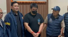 Erick Soedjasa buronan kasus Rp37,4 miliar ditangkap Bareskrim di Bandara Juanda. (Posnews/Ist)
