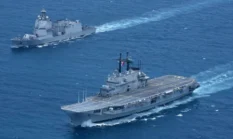 Kapal Induk Pertama RI KRI Sriwijaya Tiba, Eks Giuseppe Garibaldi Dikawal 2 Fregat