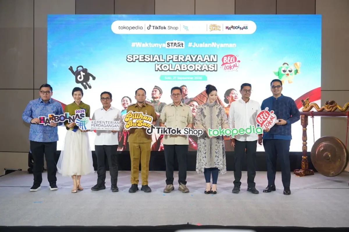 Kemendag menggandeng Tokopedia dan TikTok Shop untuk memperluas pasar produk UMKM Pilihan BuSan. (Posnews/Kemendag)