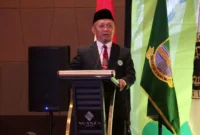 Ketua MUI Kabupaten Bekasi Prof KH Mahmud menyerukan Pilkades damai dan bermartabat. (Posnews/Ist)

