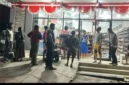 Kondisi Toko Rumah Matahari Ayu di Karangpandan, Karanganyar, lokasi karyawati diduga diserang dua OTK. (Posnews/Ist)
