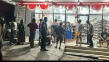 Kondisi Toko Rumah Matahari Ayu di Karangpandan, Karanganyar, lokasi karyawati diduga diserang dua OTK. (Posnews/Ist)
