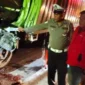 Kondisi truk boks dan truk tronton setelah kecelakaan maut di Tol Sergai. (Posnews/Ist)
