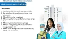 Lowongan kerja PT Rumah Sakit PELNI untuk lulusan D3 September 2026.
