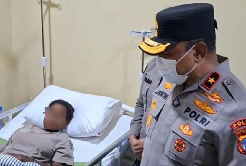 Nemerina Wamang korban penyanderaan Jila berhasil dievakuasi ke Timika. (Posnews/Ist)
