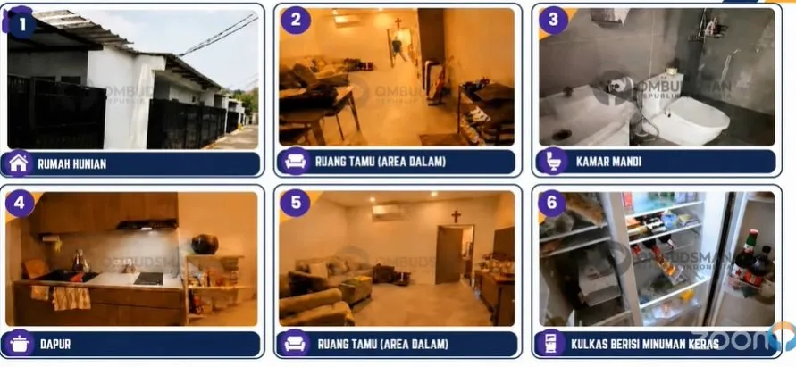 Ombudsman mengungkap temuan klaster hunian mewah di Lapas Kelas IIA Cibinong. (Posnews/Ist)

