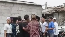Pembubaran ibadah jemaat GKPI di Rajeg Tangerang viral di media sosial. (Posnews/Ist)